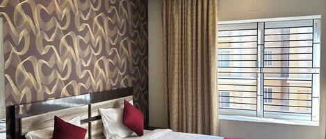 Premium-huoneisto, 2 makuuhuonetta, kaupunkinäköala | Ilmainen Wi-Fi