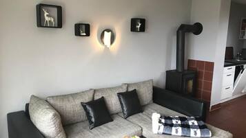 Fernseher, Kamin