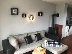 Fernseher, Kamin