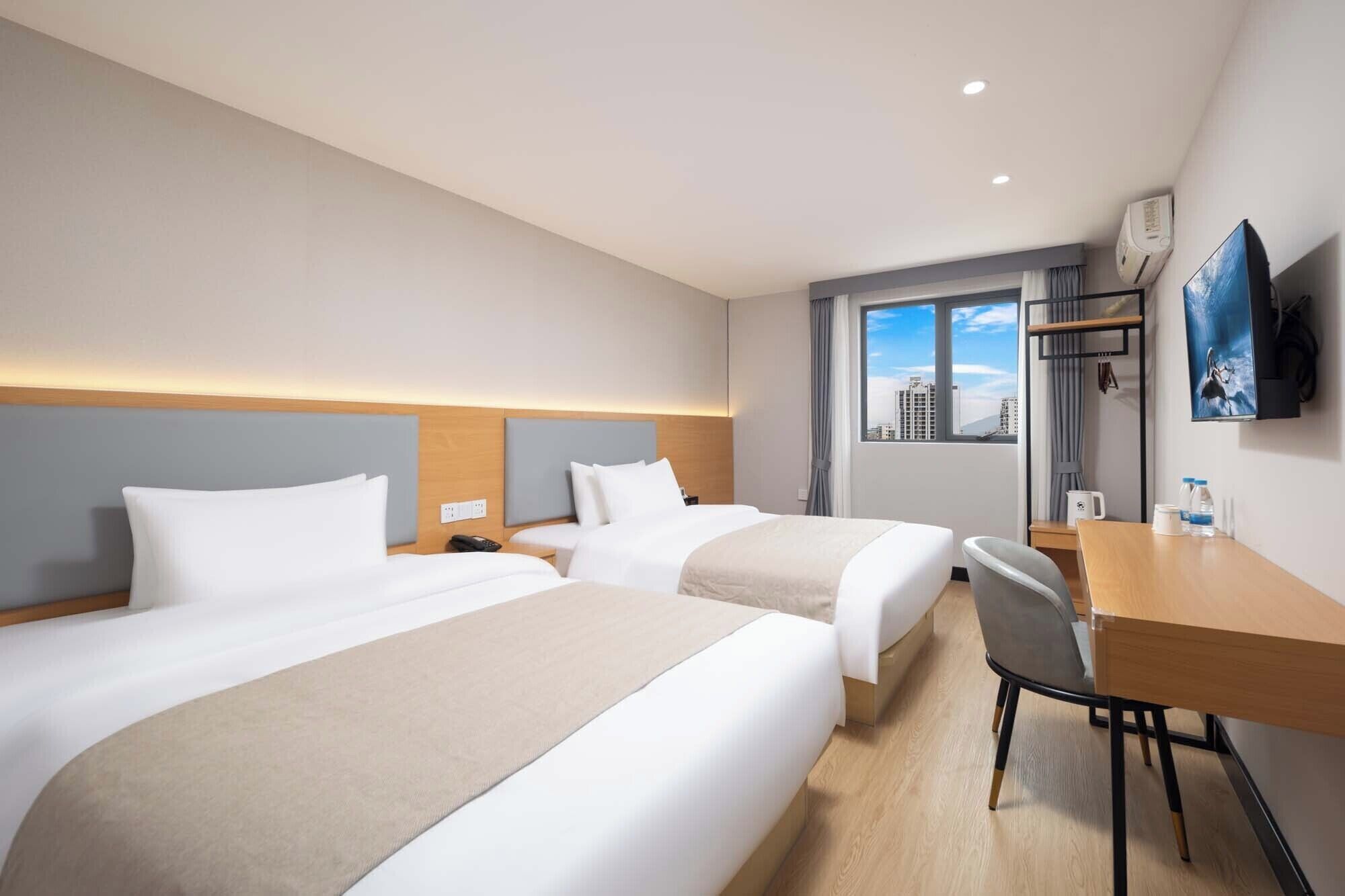 高級雙床房 | 獨特設計、獨特裝修、免費 Wi-Fi