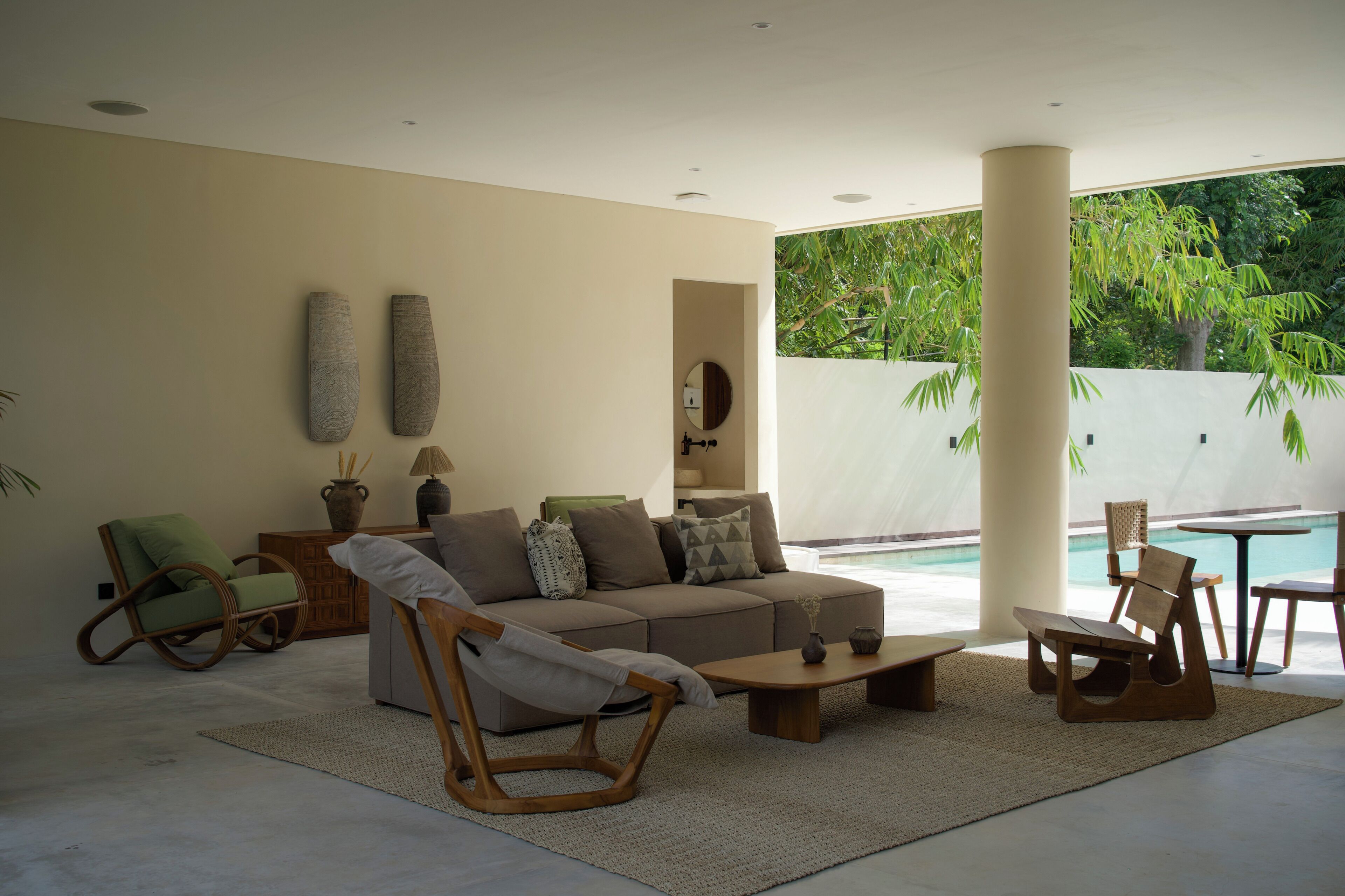 Sala de estar en el lobby
