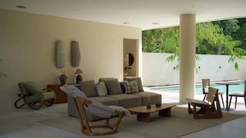Sala de estar en el lobby