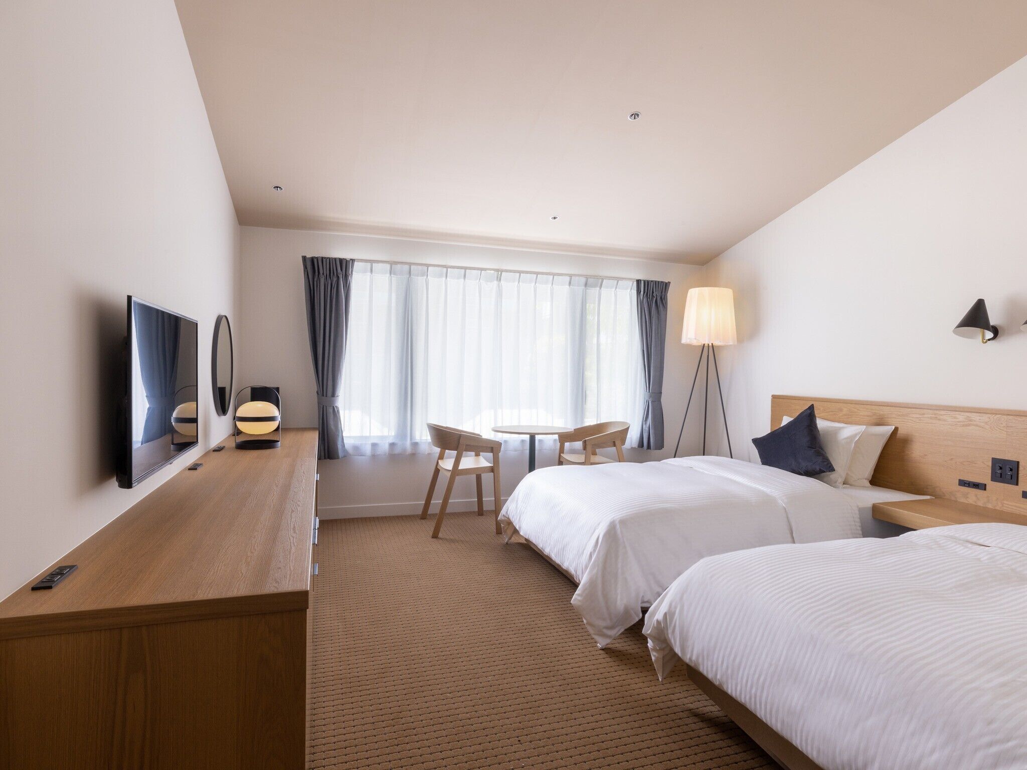 Kamar Twin Standar, Bebas Asap Rokok, pemandangan kebun | Wi-Fi gratis dan seprai linen