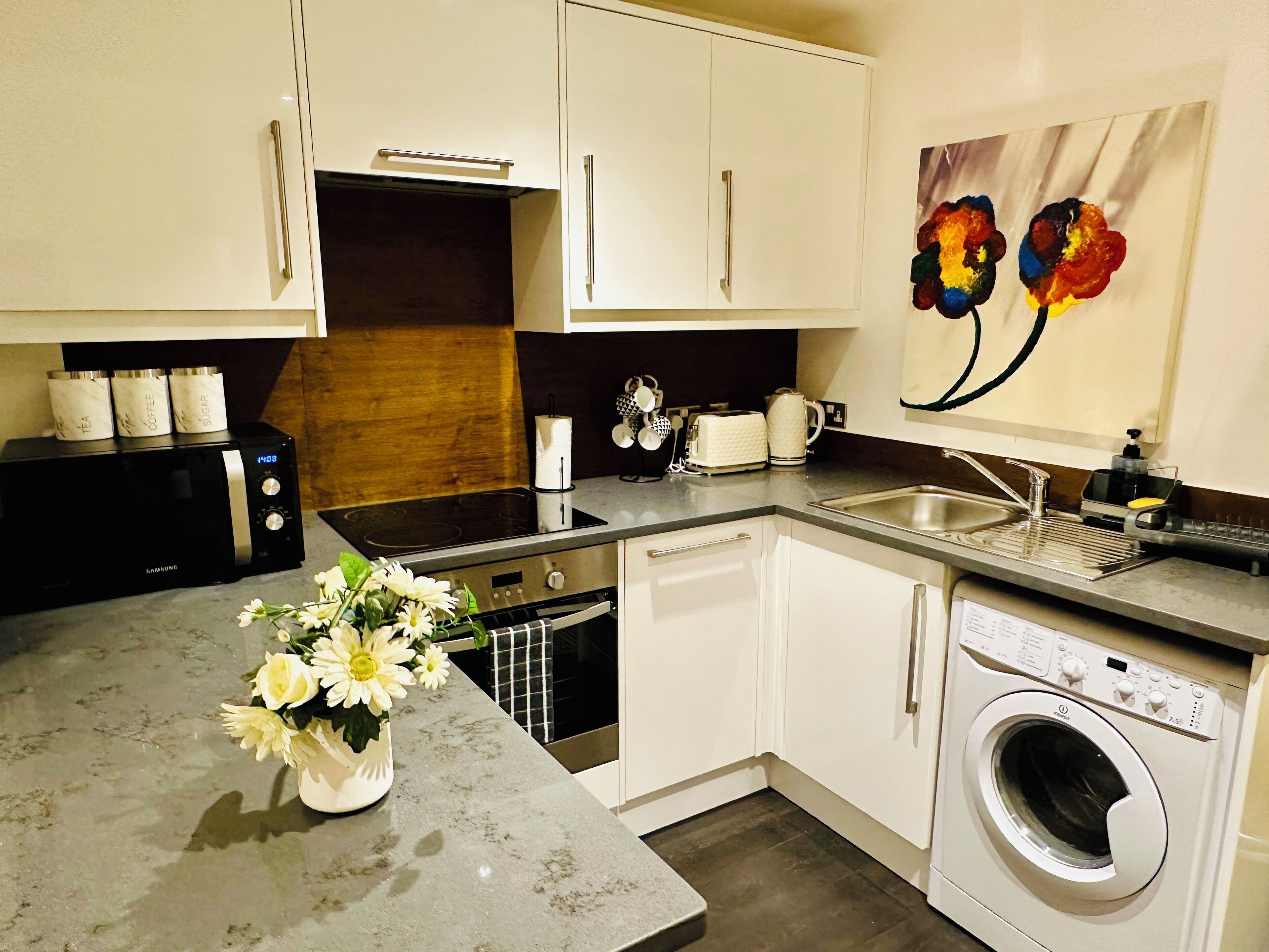 精緻開放式客房 | 私人廚房