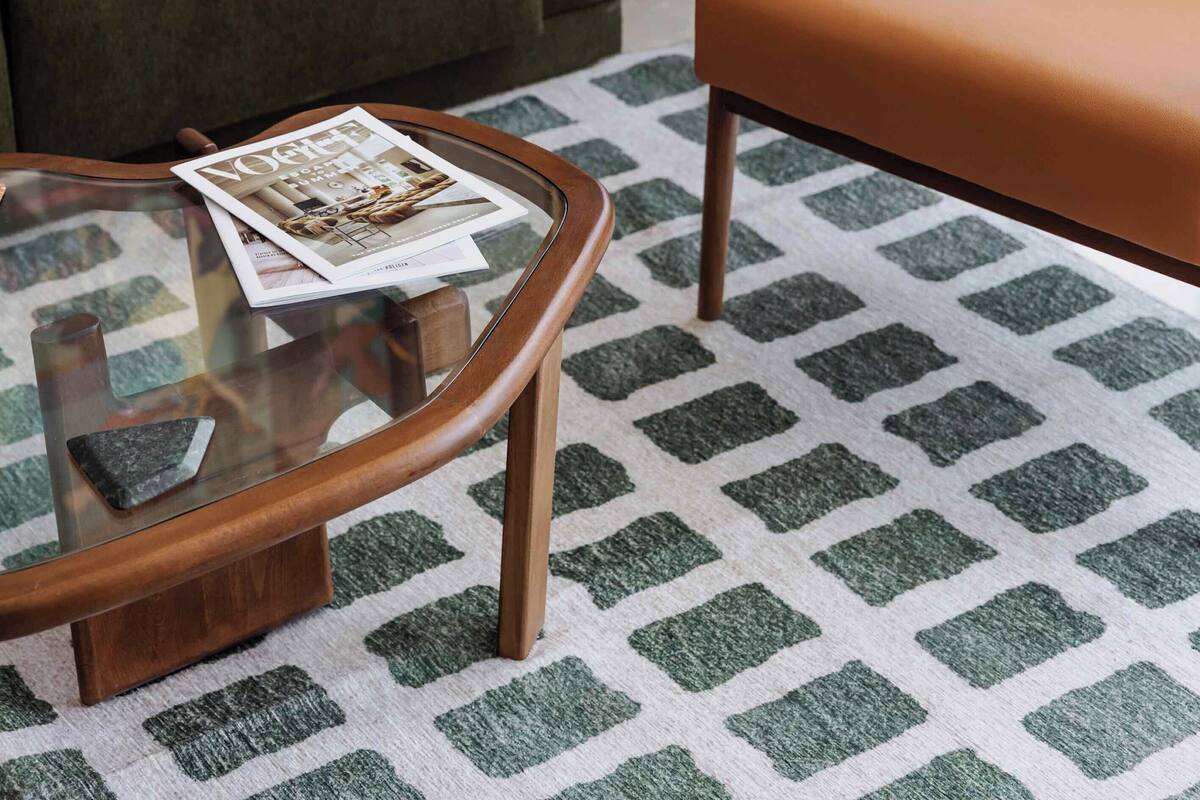 奢華公寓, 2 間臥室, 陽台, 花園景觀 | 起居區