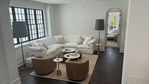 TV, fireplace - 3-BR Luxury House - walk to The Grove! (Oxford)