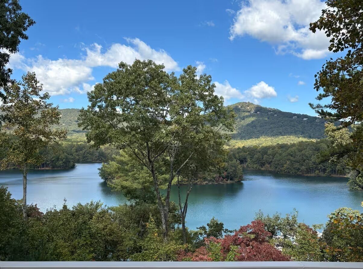 Blick von der Unterkunft