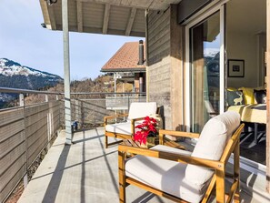 Terrace/patio - Silence, Apt. P by Interhome (Wengen)