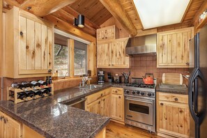 Private kitchen - Jackson Hole Cabin on 4+ wooded acres in Wilson, WY (Wilson)