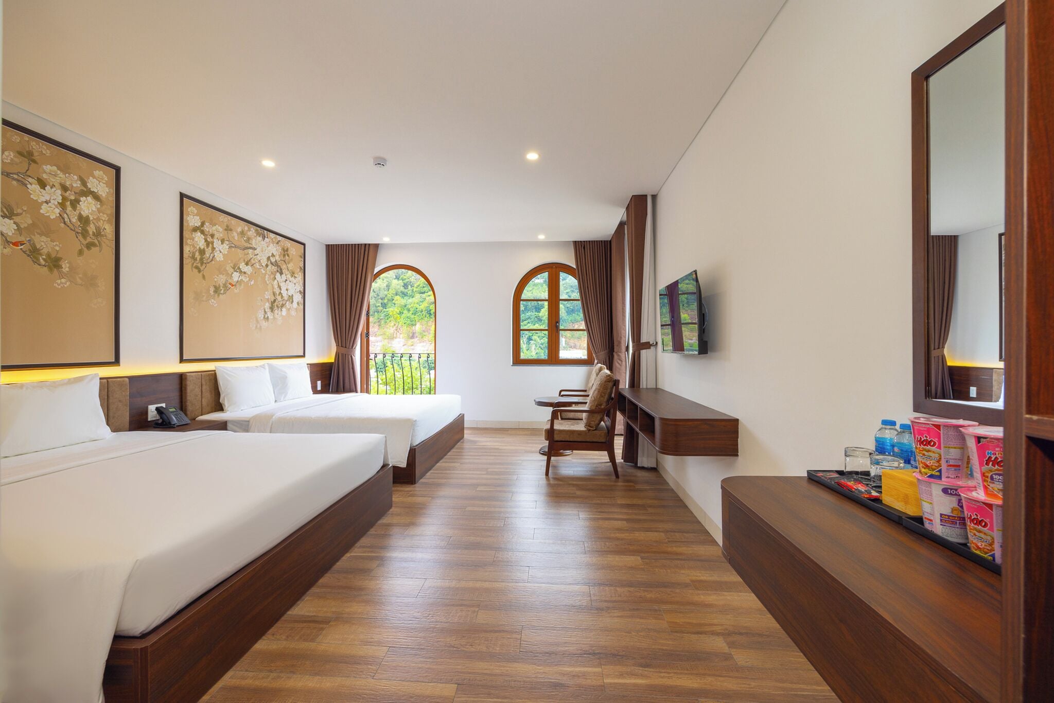 Family Quadruple Room, Balcony | Soundproofing, free WiFi