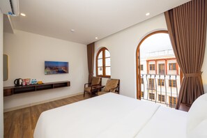 Doppia Superior, balcone, vista città | Insonorizzazione, Wi-Fi gratuito