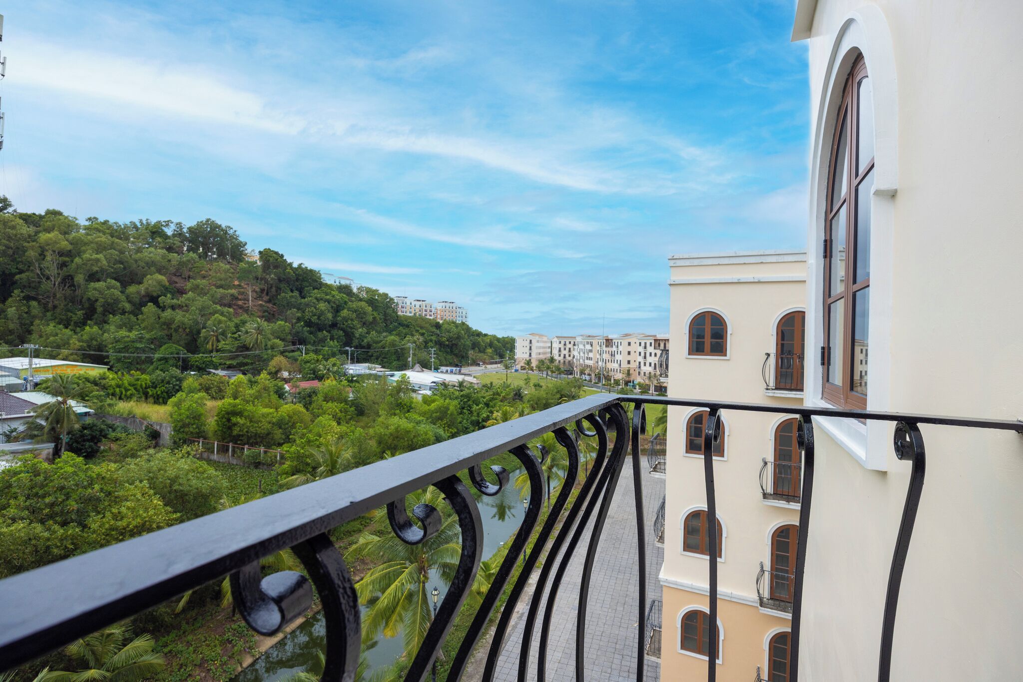 Chambre Quadruple Familiale, balcon | Vue depuis le balcon