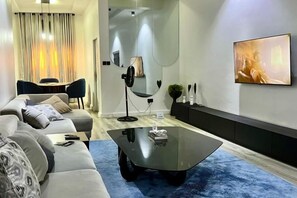 Unclassified image, 2 of 19, button - Bytup 2Bedroom Apt in Lekki,24Hrs Light, Wifi ,Fully Serviced Apartment , Water Heater Smart tv (Ibeju)
