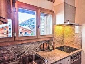 Fridge, oven, dishwasher, cookware/dishes/utensils - Les Genets 167D by Interhome (Nendaz)