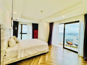 Apartment, 3 Bedrooms, Balcony, Sea View | In-room safe, blackout drapes, soundproofing, free WiFi - Goldcoast Premium Beachfront Apartment (Nha Trang)