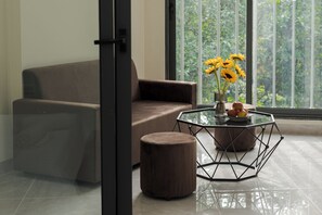 Sitteområde i lobbyen