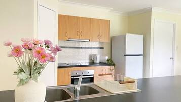 Microwave, oven, dishwasher, toaster