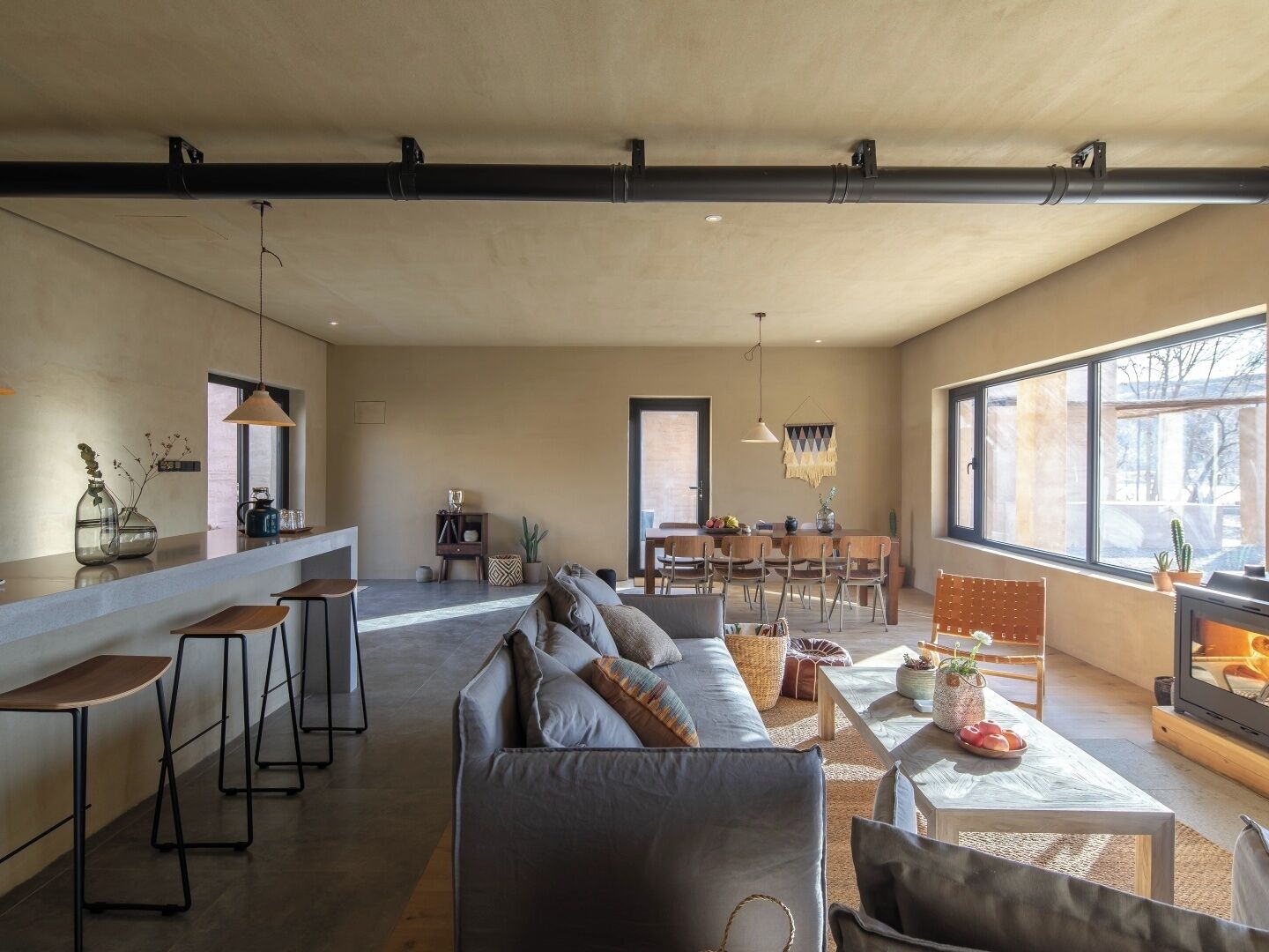 Coin salon dans le hall