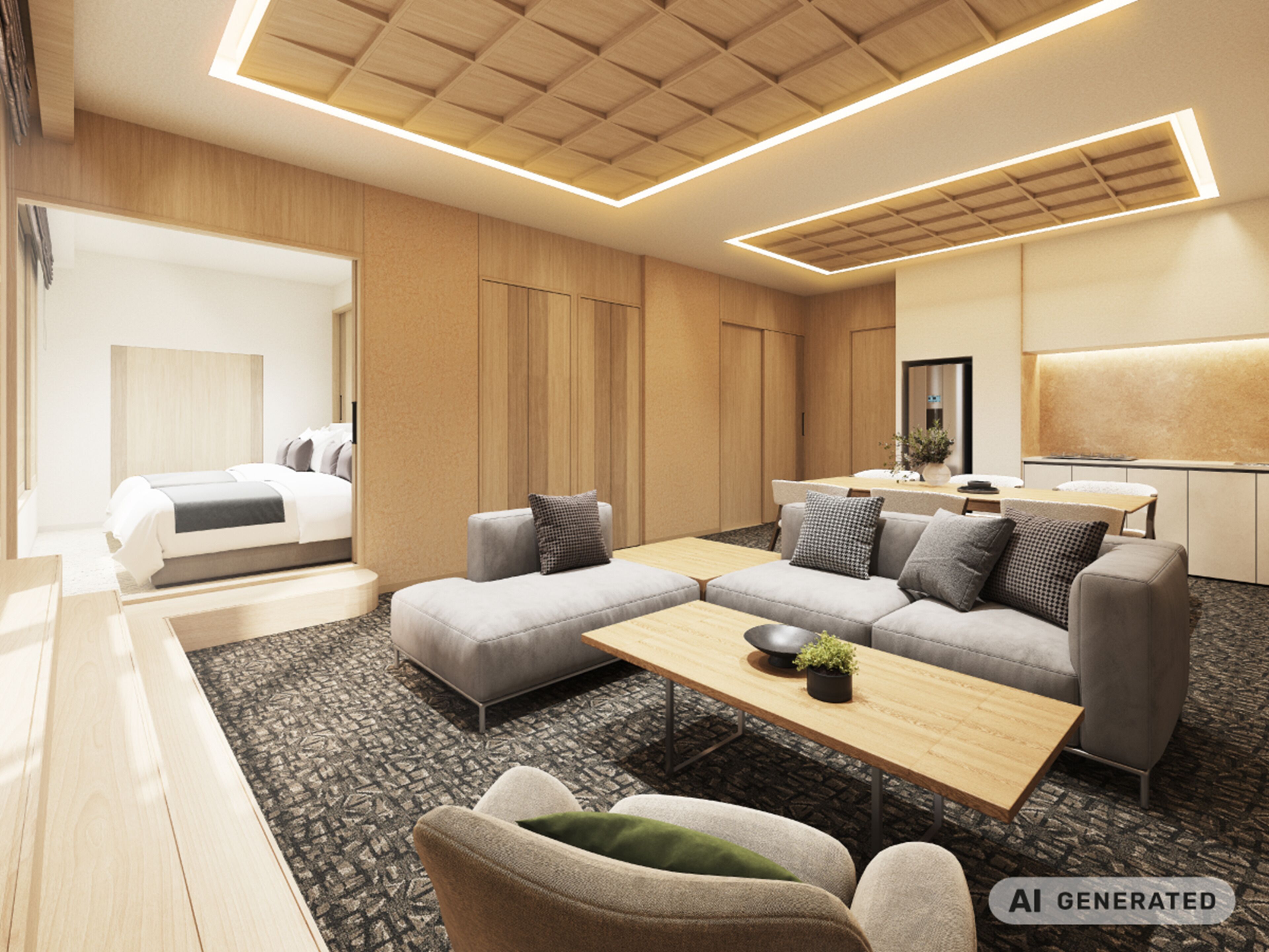 Sky Garden Three-Bedroom Suite | Down comforters, in-room safe, WiFi (free), bed sheets
