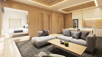 Sky Garden Three-Bedroom Suite | Down comforters, in-room safe, WiFi (free), bed sheets