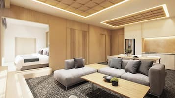 Sky Garden Three-Bedroom Suite | Down comforters, in-room safe, WiFi (free), bed sheets