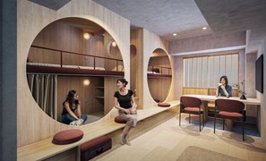 Szoba, nemdohányzó (Two-Bunkbed Apartment) | Pehelypaplan, széf a szobában és gyerekágy/csecsemőágy (ingyenes)