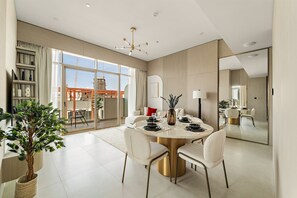 Dining - Contemporary One Bedroom Apartment in JVC (Dubai)