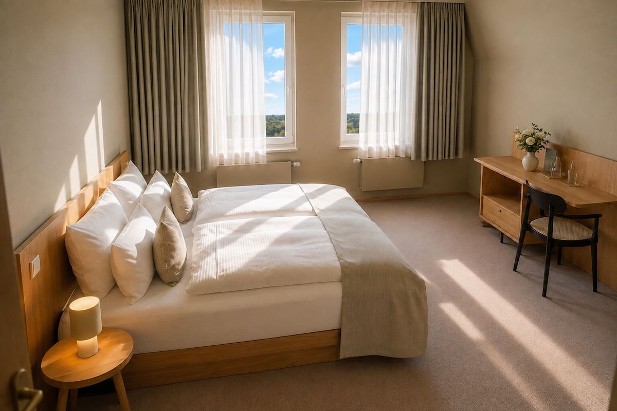 Deluxe-Doppelzimmer, Gartenblick