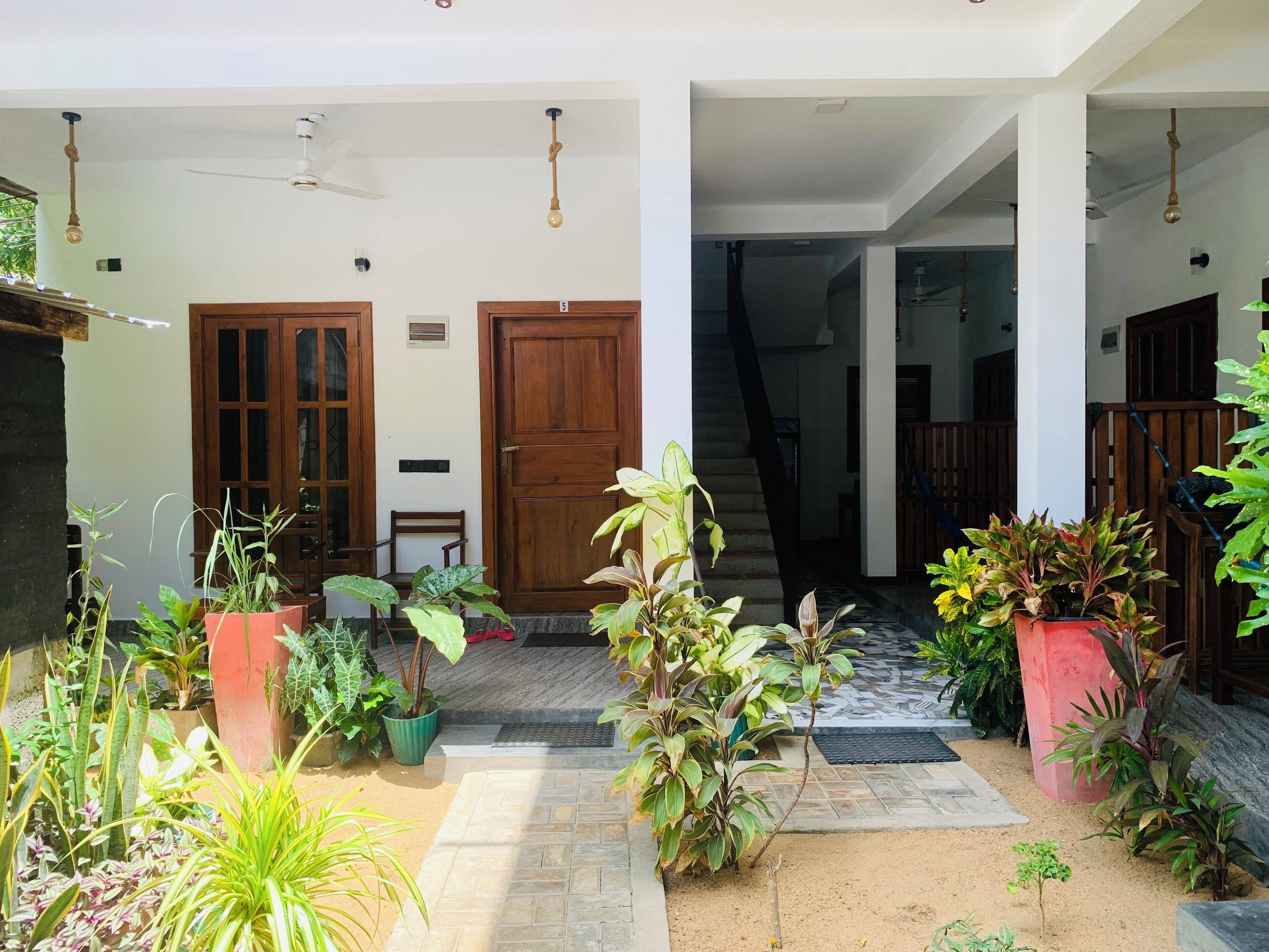 Fassade der Unterkunft