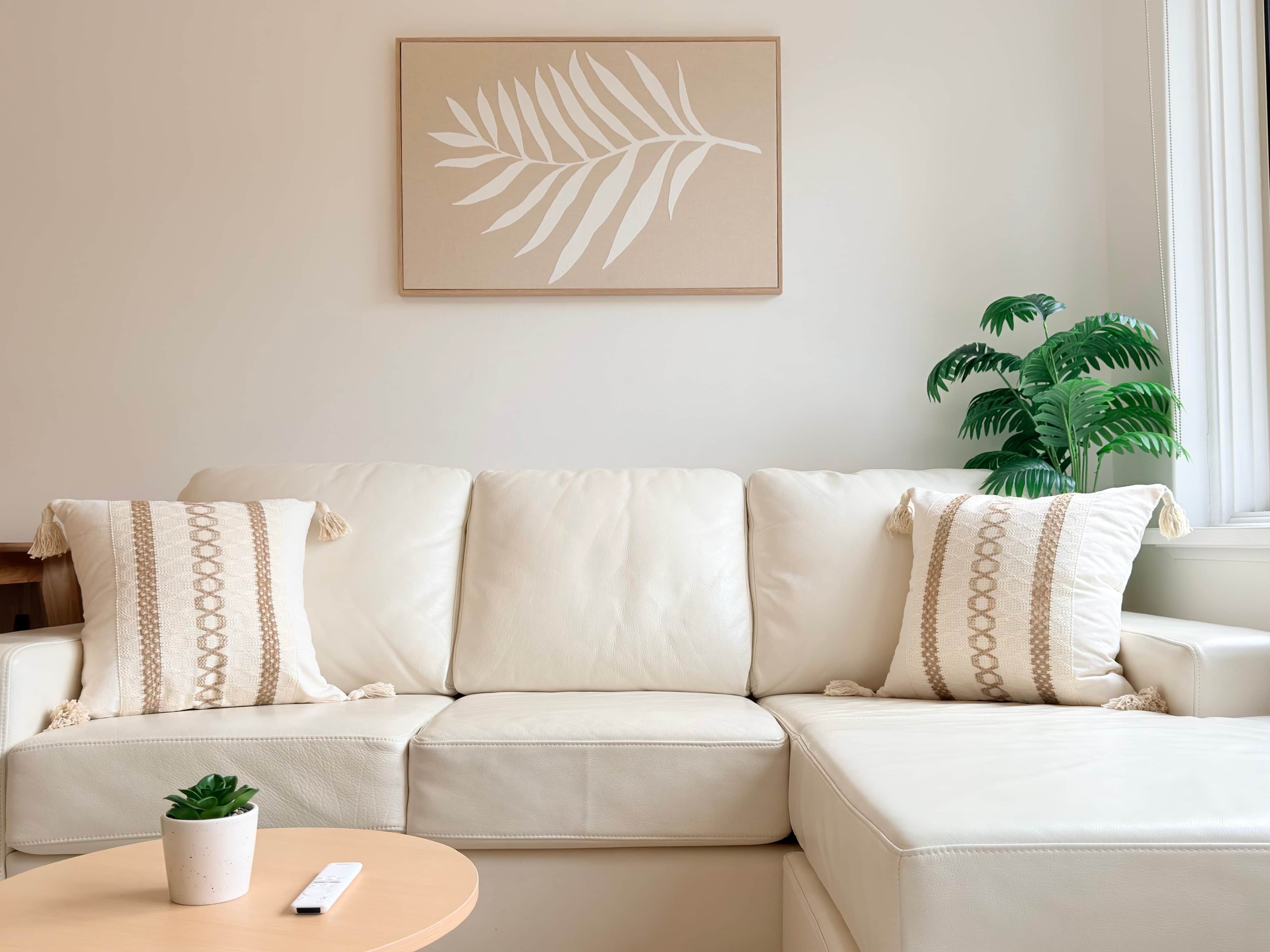 Sofa in lounge room 