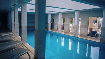 Indoor pool, outdoor pool