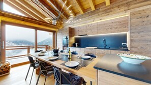 Dining - Tête Blanche 12 - LUXE & VIEW apartment 8 pers (Thyon-Les Collons)