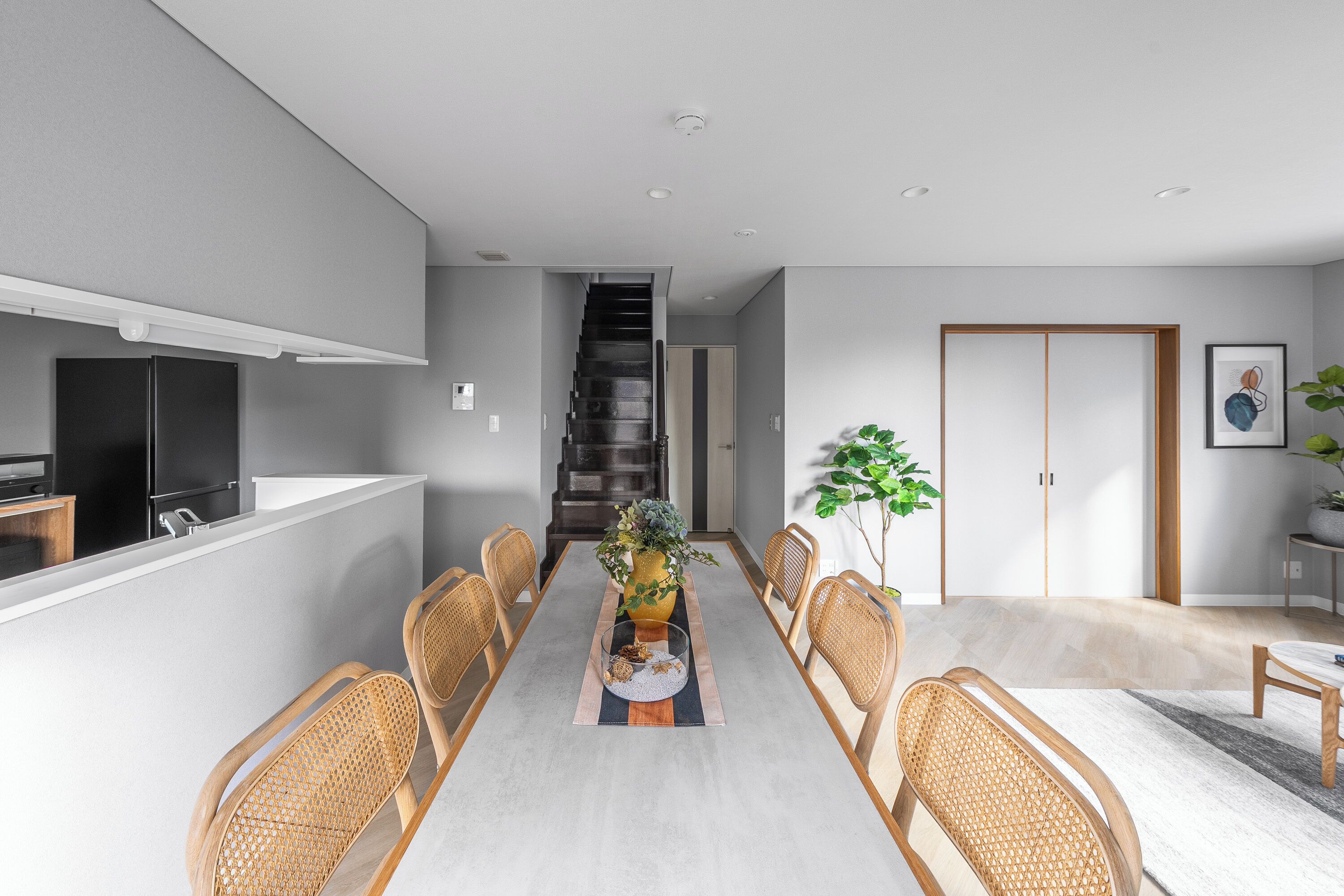 Spiseområde på rommet