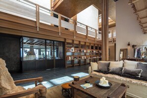 Sittområde i lobbyn