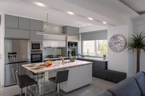 Fridge, microwave, oven, dishwasher - Villa Ira | Luxury 3BR Getaway (Hersonissos)