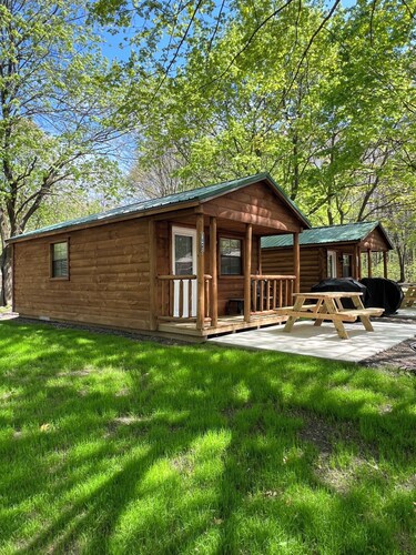 Sister Lakes of Michigan Glamping Cabin #3