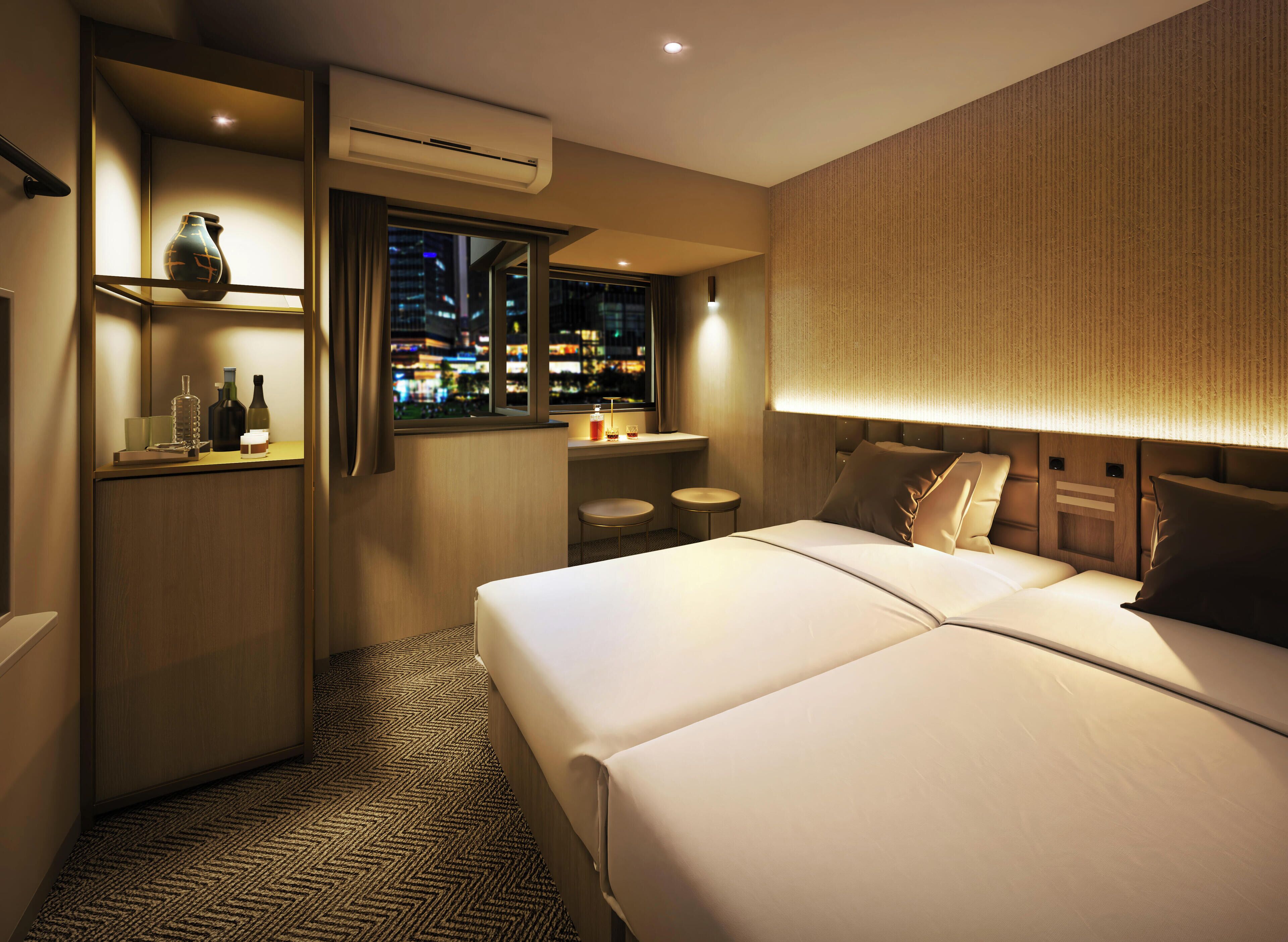 標準雙床房, 非吸煙房 | 起居區