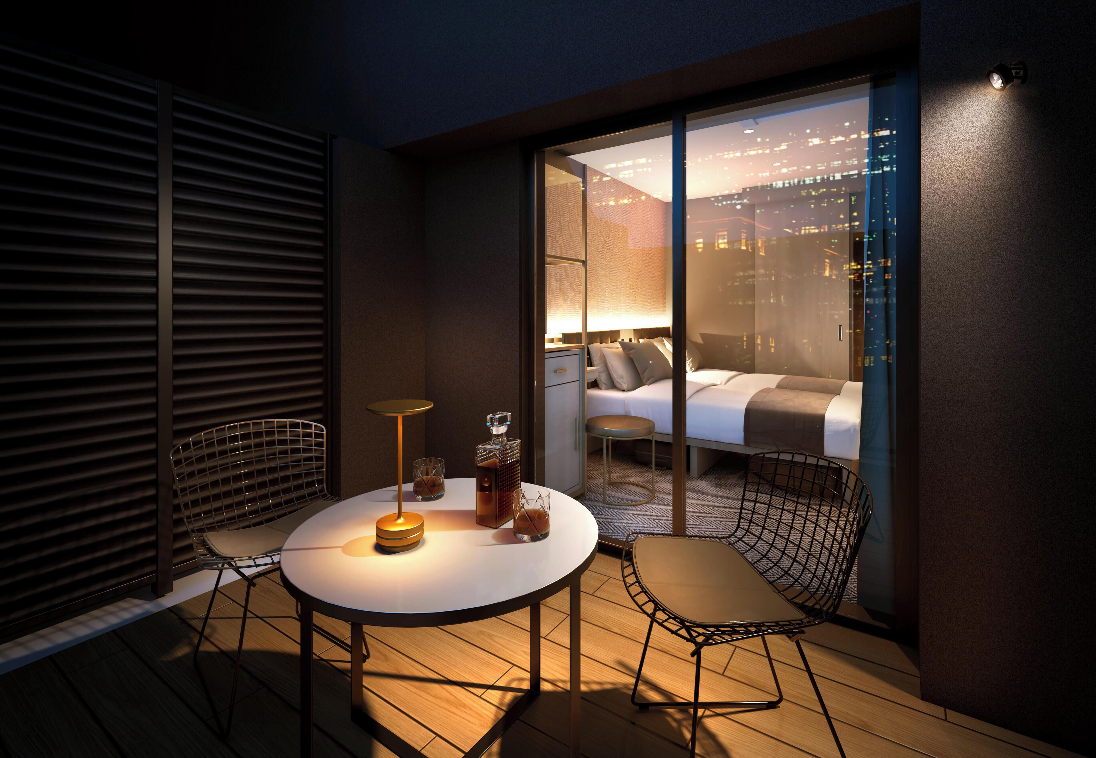 Basic Twin Room, Balcony, City View