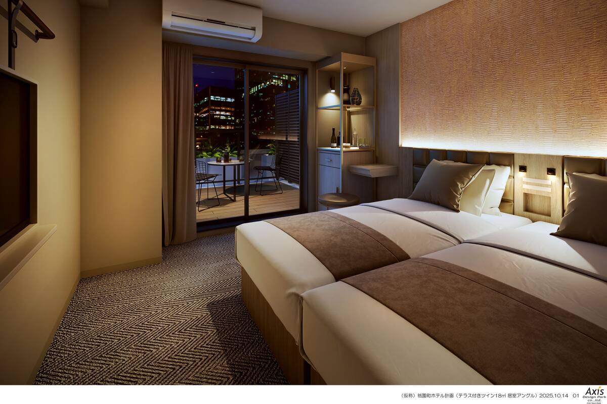 Basic Twin Room, Balcony, City View | Laptop workspace, free WiFi