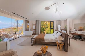 Habitación familiar, vistas al lago | Vistas desde la habitación