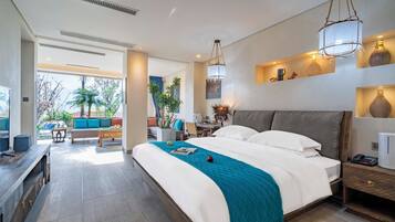 Kahden hengen standard-huone, näköala puutarhaan | Minibaari, työpöytä, kannettavalle tietokoneelle sopiva työtila