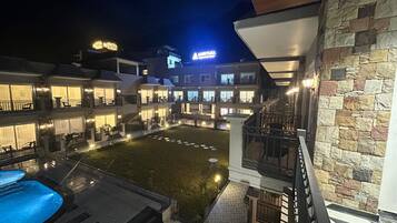 Front of property - evening/night