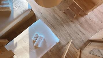 ซูพีเรียเคบิน, 2 ห้องนอน, ห้องครัว, วิวสวน | เครื่องนอนระดับพรีเมียม, เตียง Select Comfort