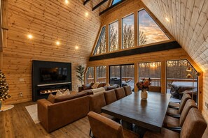Interior - Iconic A-Frame | Hot Tub | Fire Pit | Walk to Lake | Near Ski Resorts (Blakeslee)