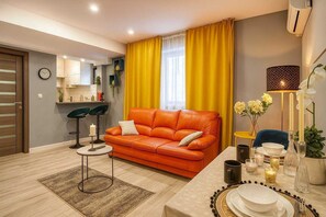 Living area - Shabbat Cozy Central Haven (bucharest)