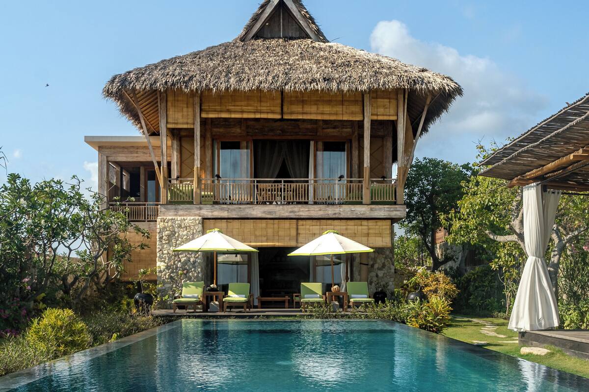 Huvila, valtamerinäköala | Terassi/patio