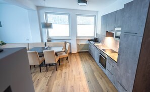 Appartement, uitzicht op tuin | Privékeuken