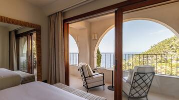 Junior Suite, Terrace, Sea View | Terrace/patio