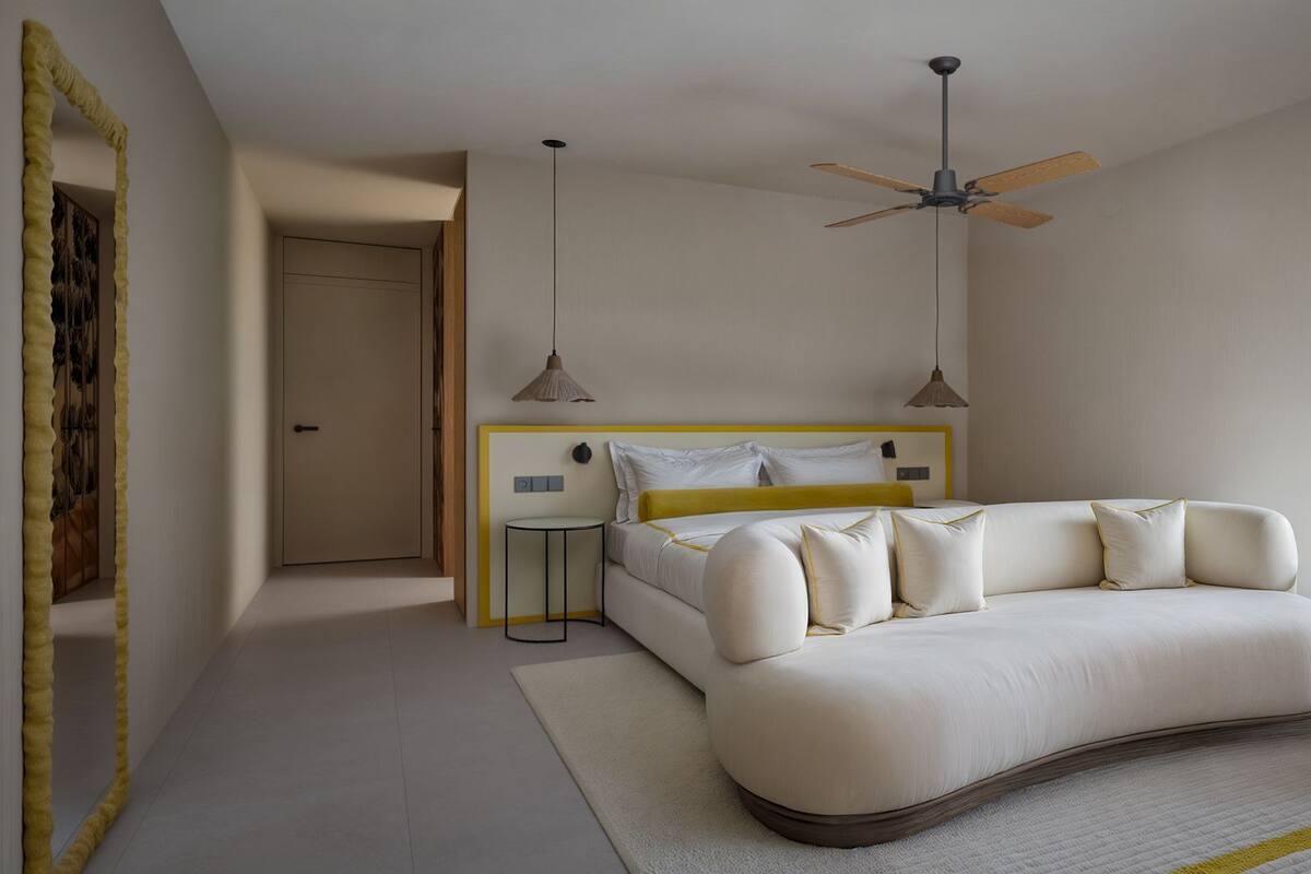 Superior Double Room, Sea View | Premium bedding, minibar, in-room safe, individually decorated