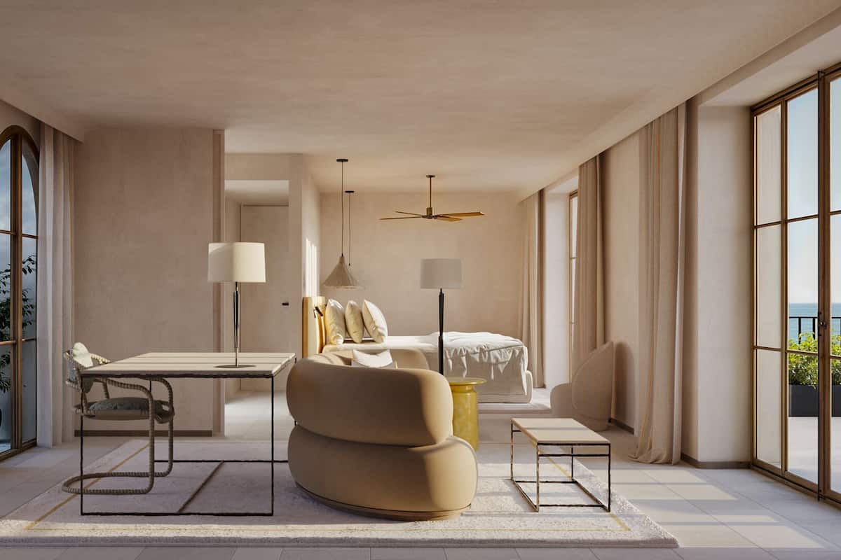 Suite Presidenziale, vista mare | Biancheria da letto di alta qualità, minibar, una cassaforte in camera